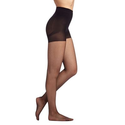 The Collection Pack of two black 15 Denier light control tights